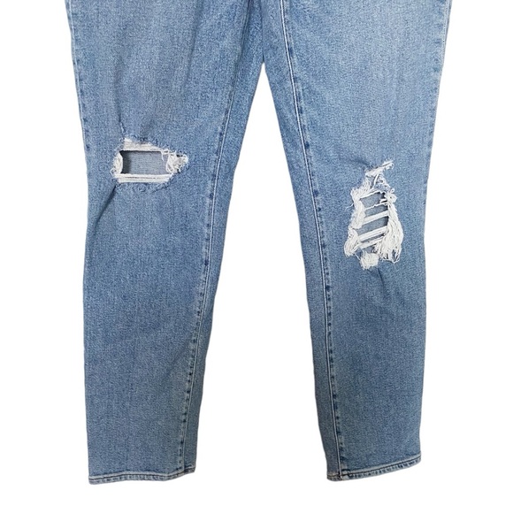 Madewell Roadtripper Boyjean Slim Leg Cadell Wash Ripped Edition Boho Size 27 - Picture 7 of 12